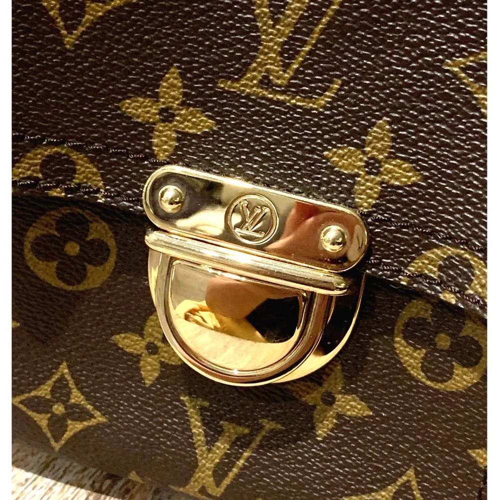 Authentic Louis Vuitton LV Monogram Manhattan GM Shoulder Tote Bag - Picture 4 of 16